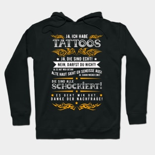 Tattoo Saying In German Word - v4 Hoodie